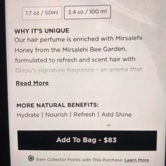 GISOU honey infused hair perfume NEW BNIB SEALED hair perfume - Picture 9 of 10